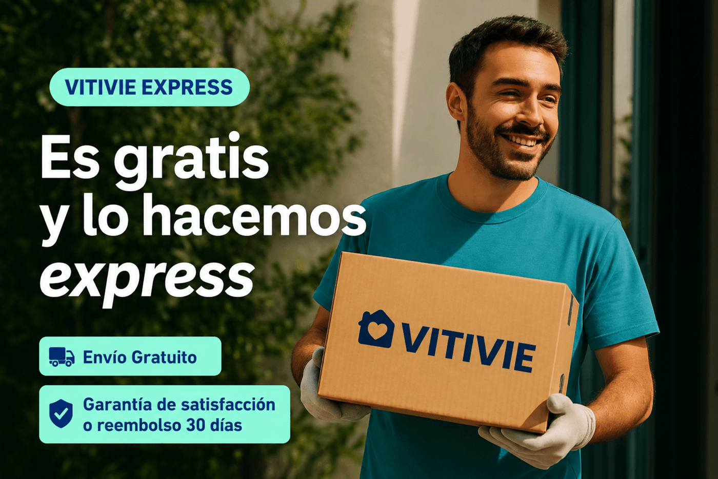 Envío express gratuito